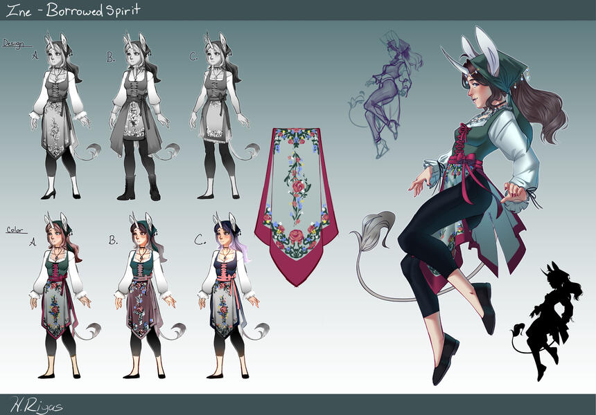 Design Process of Ine -Clip Studio