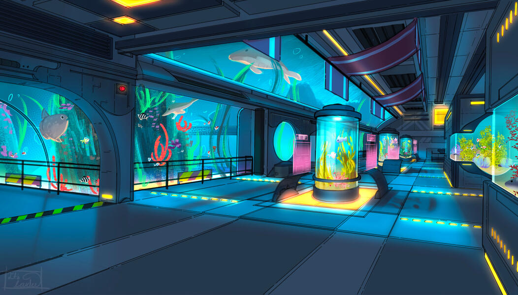 Fish Aquarium -Clip Studio