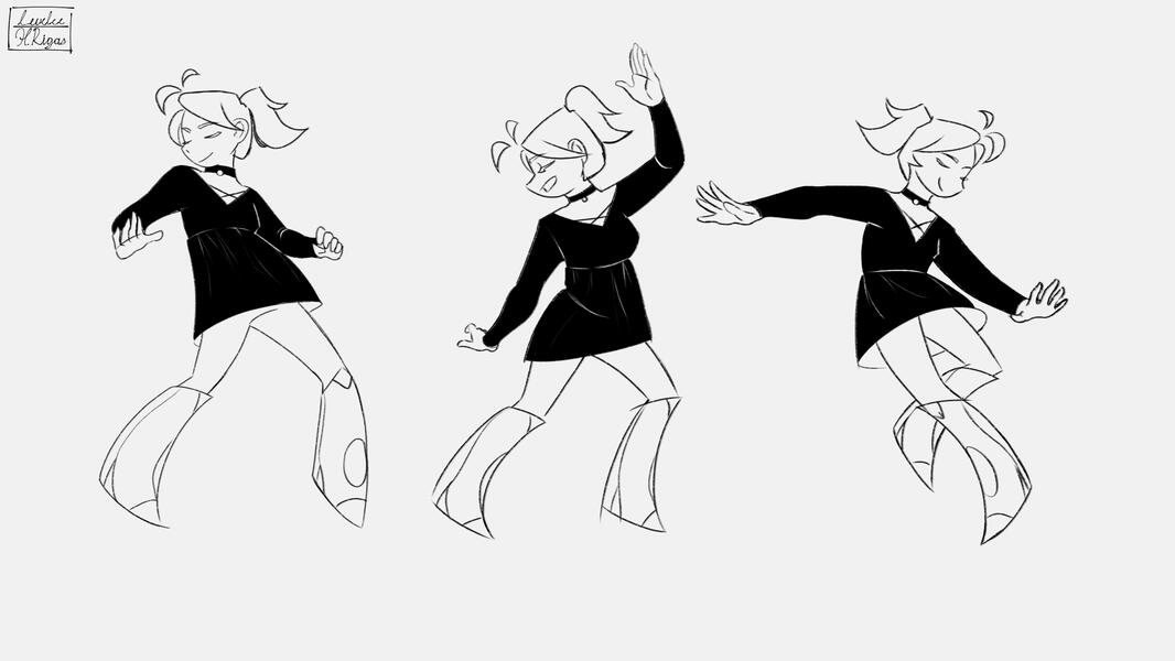 Dancing -Clip Studio