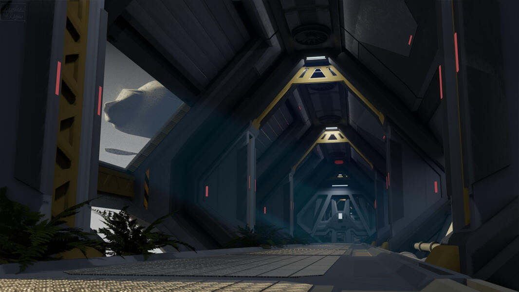 The corridor -Blender